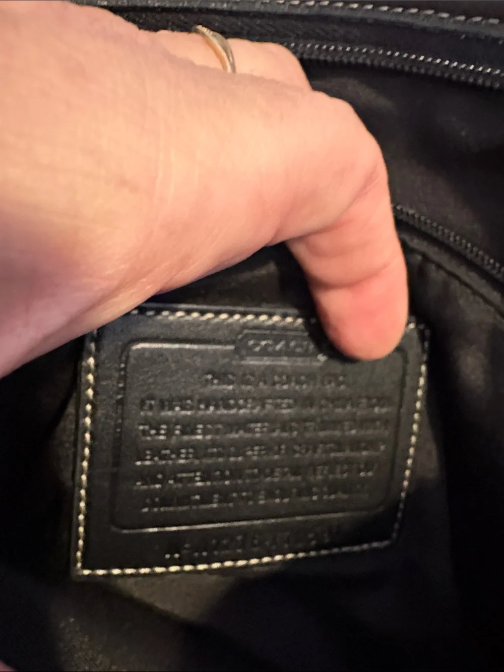 Coach Gray/Black Signature Crossbody Bag